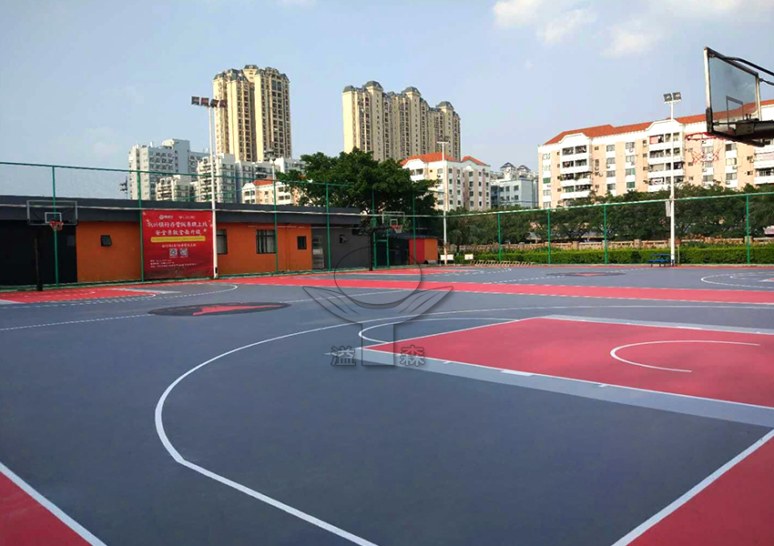 塑膠籃球場建設(shè)